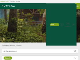 'huttopia.com' screenshot