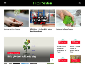 'huzursayfasi.com' screenshot