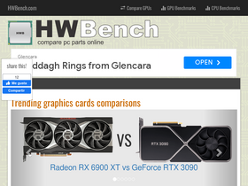 'hwbench.com' screenshot