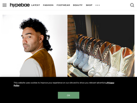 'hypebae.com' screenshot