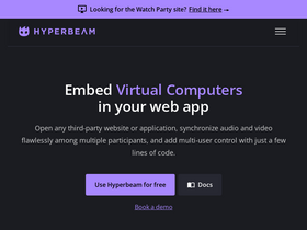 'hyperbeam.com' screenshot