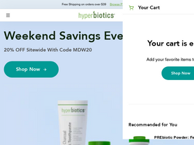 'hyperbiotics.com' screenshot