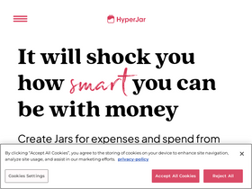 'hyperjar.com' screenshot