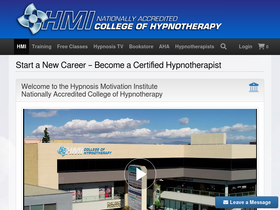 'hypnosis.edu' screenshot