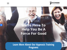 'hypnosistrainingacademy.com' screenshot