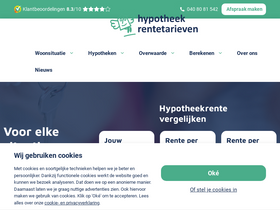 'hypotheek-rentetarieven.nl' screenshot