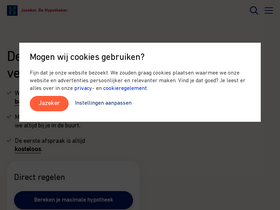 'hypotheker.nl' screenshot