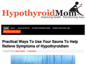 'hypothyroidmom.com' screenshot