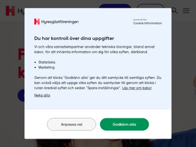 'hyresgastforeningen.se' screenshot
