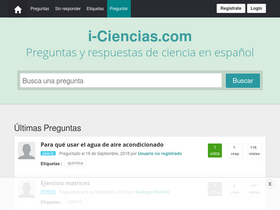 'i-ciencias.com' screenshot