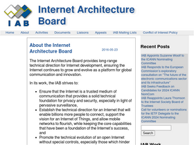 'iab.org' screenshot