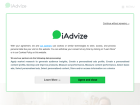 'iadvize.com' screenshot
