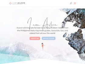 'iamaileen.com' screenshot