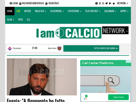 'iamcalcio.it' screenshot