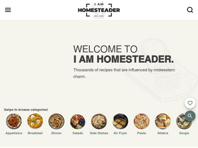 'iamhomesteader.com' screenshot