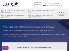 'iasservices.org.uk' screenshot