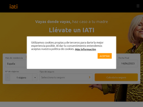 'iatiseguros.com' screenshot
