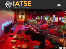 'iatse.net' screenshot