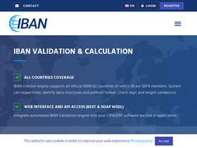 'iban.com' screenshot