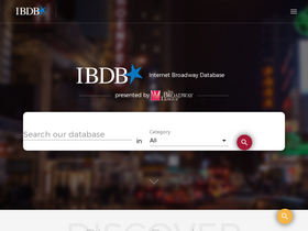 'ibdb.com' screenshot