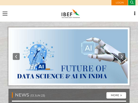 'ibef.org' screenshot