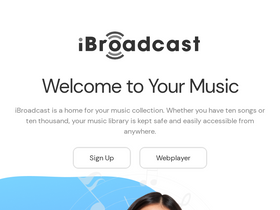 'ibroadcast.com' screenshot