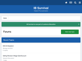 'ibsurvival.com' screenshot