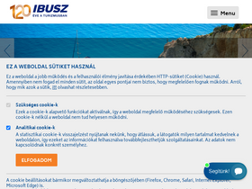 'ibusz.hu' screenshot