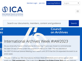 'ica.org' screenshot