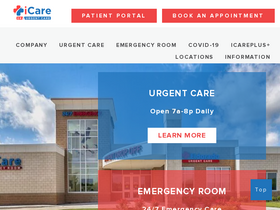 'icare-er.com' screenshot