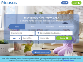 'icasas.mx' screenshot