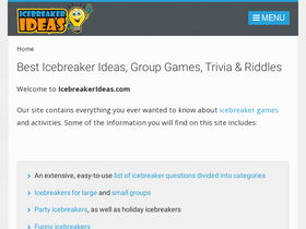 'icebreakerideas.com' screenshot