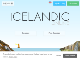 'icelandiconline.com' screenshot