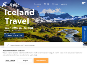 'icelandtravel.is' screenshot