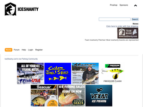 'iceshanty.com' screenshot