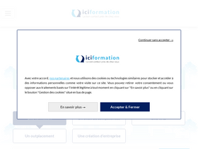 'iciformation.fr' screenshot