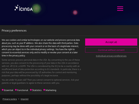 'icinga.com' screenshot