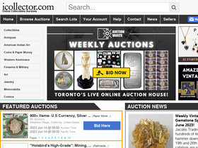 'icollector.com' screenshot