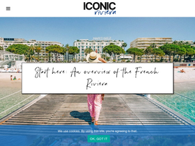 'iconicriviera.com' screenshot