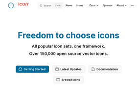 'iconify.design' screenshot