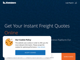 'icontainers.com' screenshot