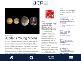 'icr.org' screenshot