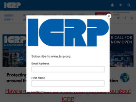 'icrp.org' screenshot