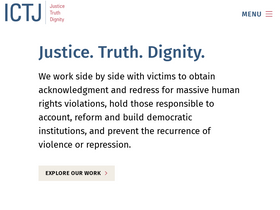 'ictj.org' screenshot