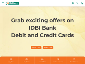 'idbibank.in' screenshot