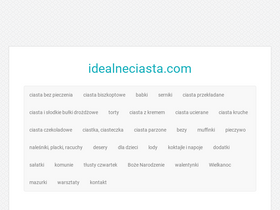 'idealneciasta.com' screenshot