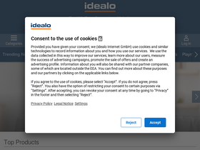 'idealo.co.uk' screenshot