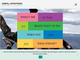 'idealprotein.com' screenshot