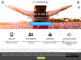 'idealvoyance.com' screenshot