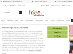 'idee-shop.com' screenshot